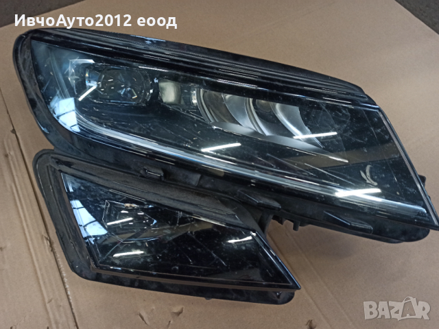 Фар десен оригинален hella 566941016F skoda Kodiak full led, снимка 5 - Части - 44665598