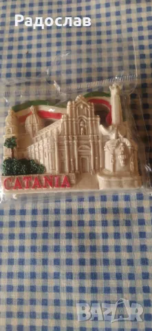 магнит за хладилник Катания Сицилия, снимка 2 - Колекции - 47379261