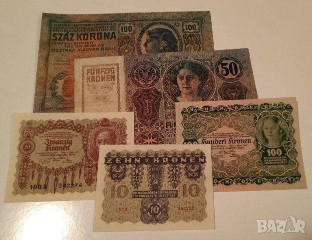 Стари Банкноти Австрия, снимка 1 - Нумизматика и бонистика - 30262336