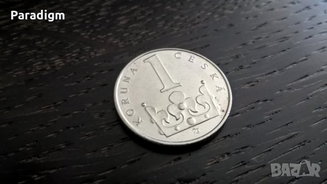 Монета - Чехия - 1 крона | 1993г.
