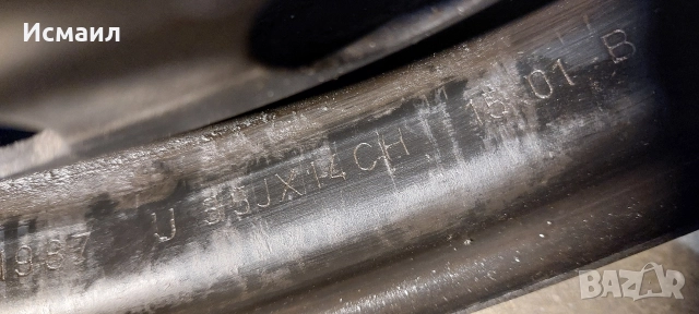 Желязна джанти за Рено 14ц, снимка 8 - Гуми и джанти - 51910846