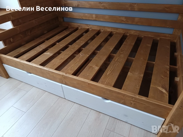 Двуетажно легло , снимка 12 - Мебели за детската стая - 43446209