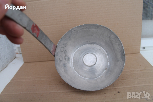 Медно калайдисано канче за чешма 1900-та година , снимка 6 - Антикварни и старинни предмети - 44558930