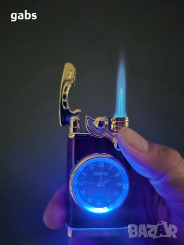 Запалка с часовник в подаръчна кутия,6 цвята, снимка 11 - Запалки - 52534574