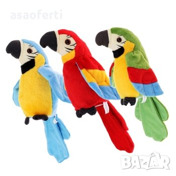 Плюшен, говорещ и танцуващ папагал Арчи , снимка 3 - Други - 34987690