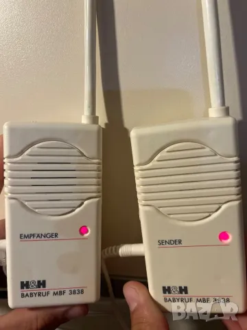 H&H Hartig&Heling 2 канална безжична станция бебефон, снимка 14 - Антикварни и старинни предмети - 48599766