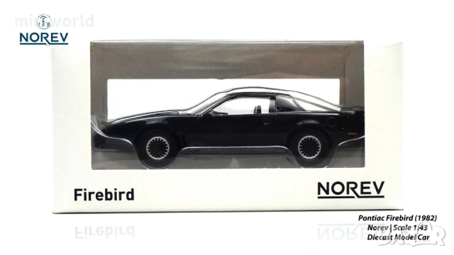 Pontiac Firebird 1982 - мащаб 1:43 на NOREV моделът е нов в кутия, снимка 9 - Колекции - 52567746