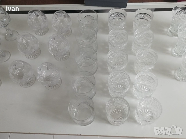 Кристални чаши с високо качество, снимка 2 - Чаши - 52431114