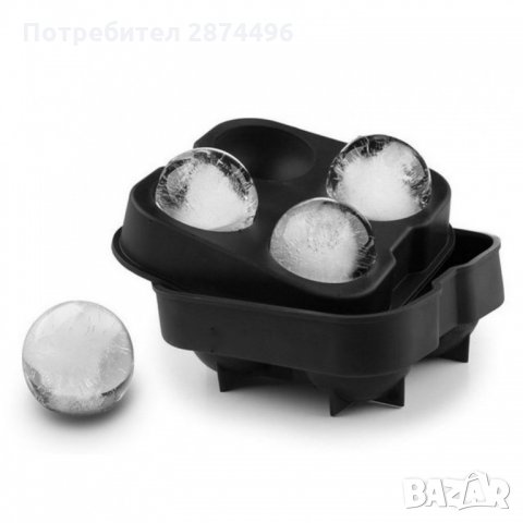 2955 Силиконов молд за 4 бр. големи ледени топки, снимка 7 - Други стоки за дома - 35356211