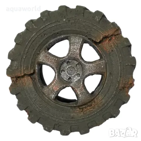 "ПРОМОЦИЯ" Изкуствена декорация - Гума с джанта, снимка 2 - Оборудване за аквариуми - 47302602