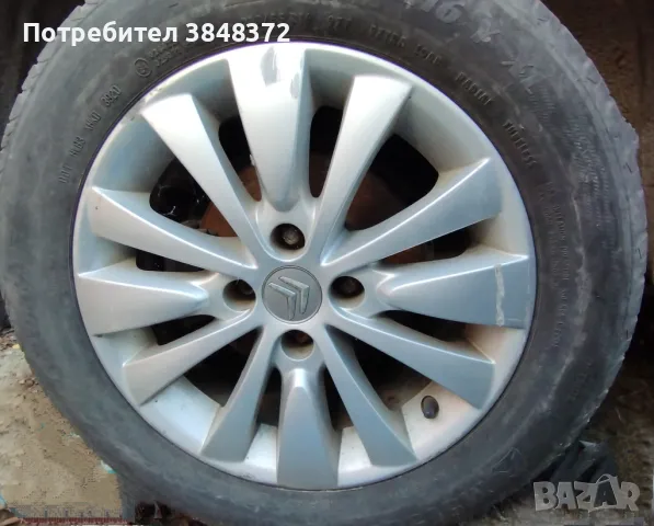 Комплект оригинални джанти 16-ки, снимка 4 - Гуми и джанти - 47921902