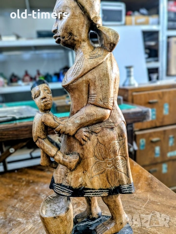 Дървена статуетка , снимка 8 - Статуетки - 53157680