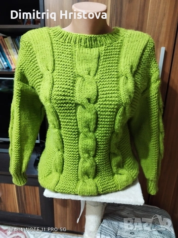 Блузка в зелено