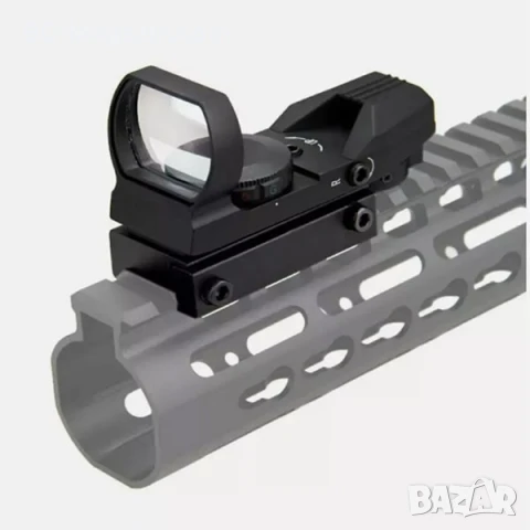 Тактически бързомер прицел с 4 фигури мерник бързомерец за въздушна пушка пистолет лов еърсофт, снимка 3 - Оборудване и аксесоари за оръжия - 51051709