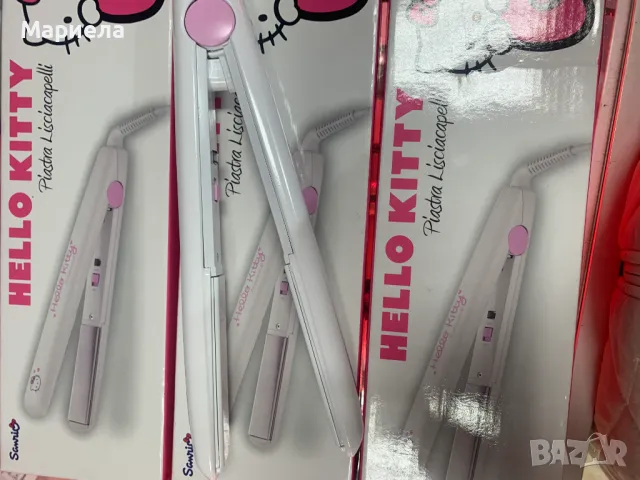 Преса за коса HELLO KITTY / Преса за изправяне и накъдряне до 200°С, снимка 9 - Преси за коса - 47846343