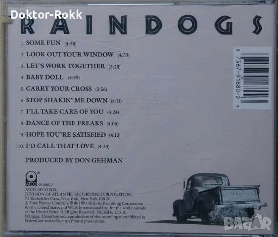Raindogs – Border Drive-In Theatre (1991, CD), снимка 2 - CD дискове - 44737512