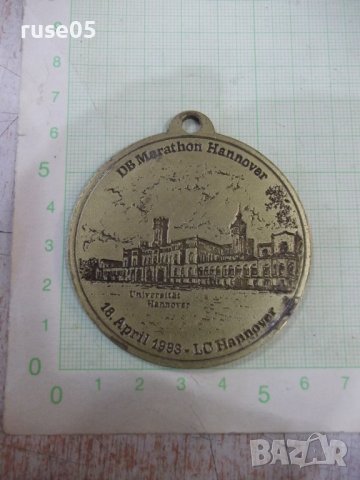 Медал "DB Marathon Hannover", снимка 1 - Други ценни предмети - 38256484