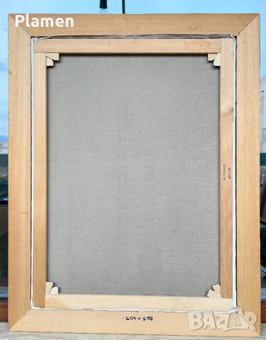 КАРТИНА МАСЛО НА ПЛАТНО ЗАВАРИН ВЕСЕЛИНОВ 2003 Г., снимка 7 - Картини - 54161017