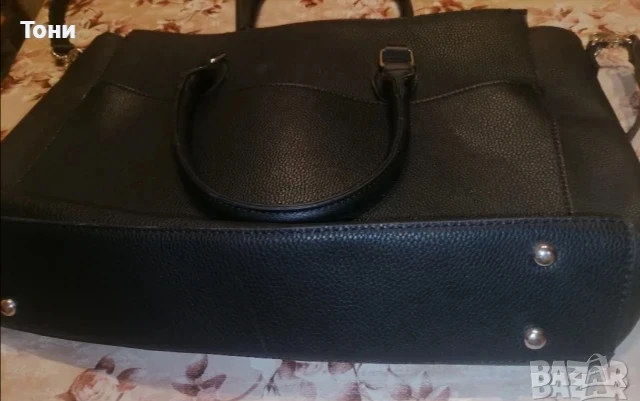 PRIMARK Оригинал Нова Дамска Голяма Чанта Изцяло от Естествена Кожа, снимка 7 - Чанти - 50775591