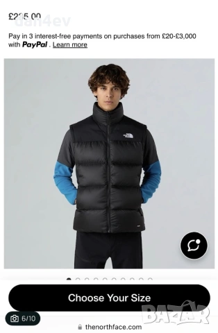 Елек The North Face Diablo Down Vest, снимка 6 - Спортни дрехи, екипи - 54194828