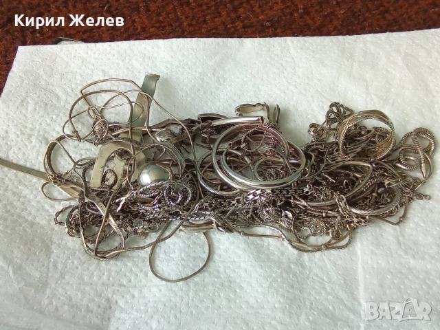 100 грама сребърни накити за поправка за реставрация за части или за материал 45360, снимка 8 - Колиета, медальони, синджири - 54212571