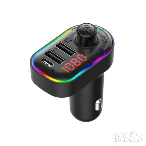 FM трансмитер 12V/24V с Bluetooth USB SD и Type-C