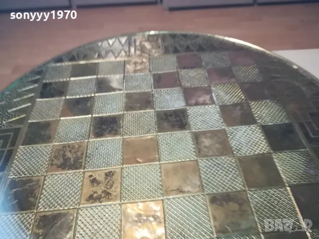 ЗЛАТНА МАСА 60СМ ОТ ФРАНЦИЯ-ПЛОТ МЕД МЕСИНГ 0411241719LNWCR, снимка 3 - Антикварни и старинни предмети - 47838894