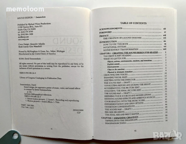 Sound Design: The Expressive Power of Music, Voice and Sound Effects in Cinema, ​DAVID SONNENSCHEIN​, снимка 3 - Специализирана литература - 51424090