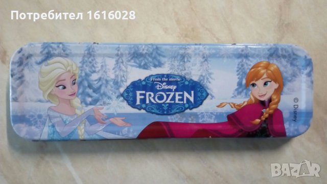 Несесер на Принцеси.Метална кутийка Леденото кралство, снимка 4 - Ученически пособия, канцеларски материали - 37744773