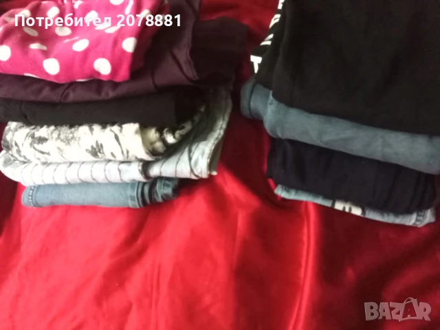 Дамски панталони, детски анцузи клинове и дънки 1 лв броя 