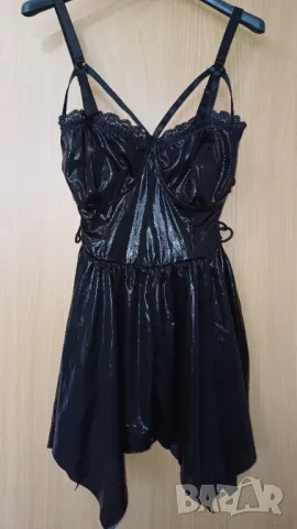 Лъскава, нощнища рокля LXL