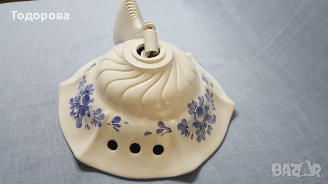 Масивен порцеланов лампион с асансьор, снимка 2 - Антикварни и старинни предмети - 32074932