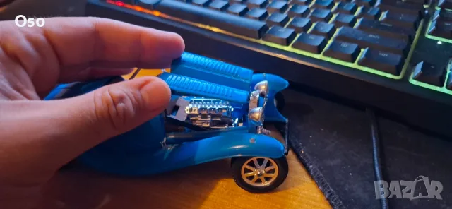 Колекционерска количка Bburago 1/24 – Bugatti Type 55 (1932) – Made in Italy, снимка 5 - Колекции - 55780603