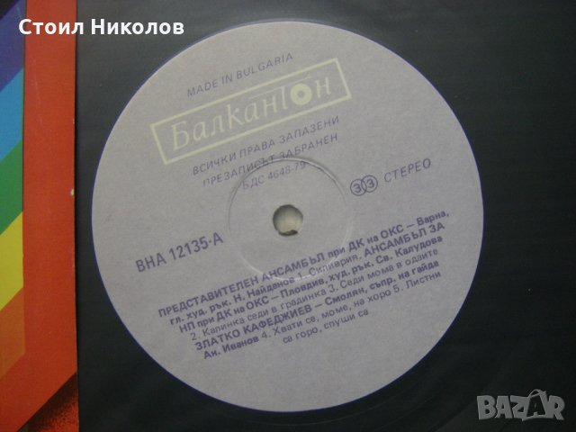 ВНА 12135 - Централен кооперативен съюз, снимка 3 - Грамофонни плочи - 31564915