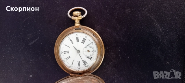 Швейцарски джобен часовник - K.ROSKOPF - PATENT - ПРОМОЦИЯ , снимка 2 - Джобни - 51777742