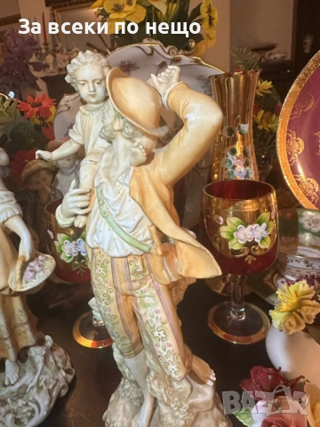 Volkstedt Germany  Richard Eckert & Co. Circa 1894 - “Семейството” Код P2012, снимка 10 - Декорация за дома - 53936745