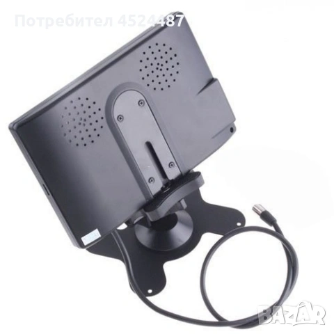 Монитор за кола с 7 инча LCD дисплей, HD 800 x 480 p и 2 AV изхода PK LCD2, снимка 6 - Аксесоари и консумативи - 53951826