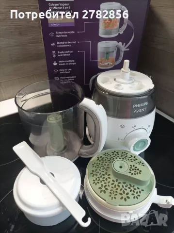 Ууред за готвене на пара 4в1 Philips-Avent, снимка 2 - Прибори, съдове, шишета и биберони - 56259420