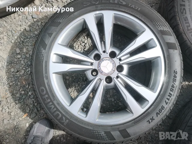 Ал.джанти 17"5х112 8J ET48 за Мерцедес, снимка 2 - Гуми и джанти - 56139577