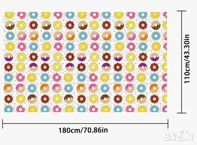 поничка понички найлонова покривка за парти рожден ден, снимка 2 - Покривки за маси - 54240751