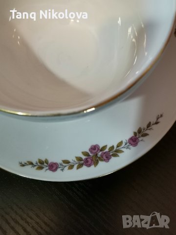 Порцеланова сосиера, снимка 2 - Чинии - 38498158