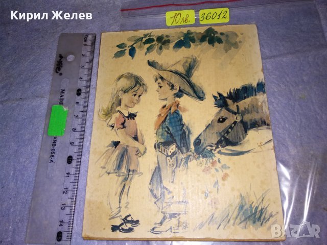 СТАРА КАРТИНКА - ПОЛША - ОТПЕЧАТЪК ЦВЕТЕН ПРИНТ ЛИТО за КОЛЕКЦИЯ ДЕКОРАЦИЯ 36012, снимка 3 - Декорация за дома - 39425256