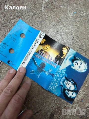 Аудио касета  Nirvana, снимка 6 - Аудио касети - 54308379