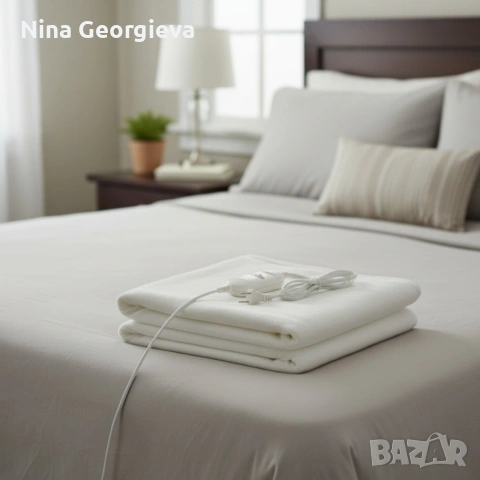 Електрическо одеяло Rosberg RS8510AS – 150×80 см, 60W, 2 степени на температура, снимка 2 - Олекотени завивки и одеяла - 53959888