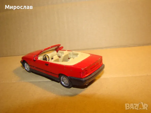 1:43 SOLIDO BMW 3 КАБРИО МОДЕЛ КОЛИЧКА ИГРАЧКА, снимка 5 - Колекции - 48355502