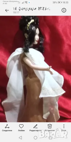 Рядко срещана колекционерска кукла Барби Египетска Богиня, снимка 3 - Кукли - 49183843