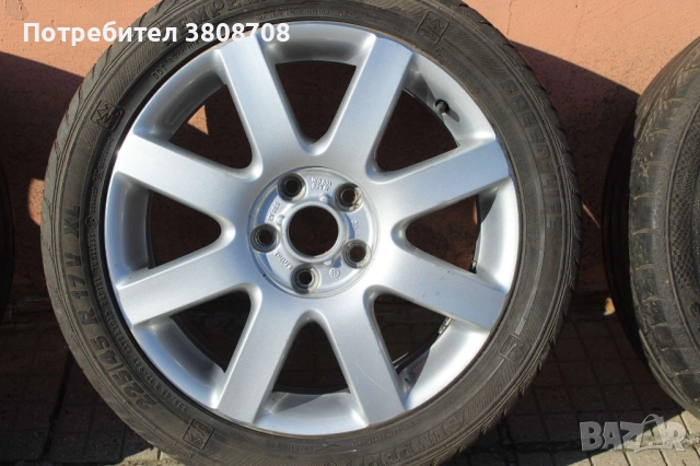 Оригинални VW джанти 17, снимка 5 - Гуми и джанти - 52586901