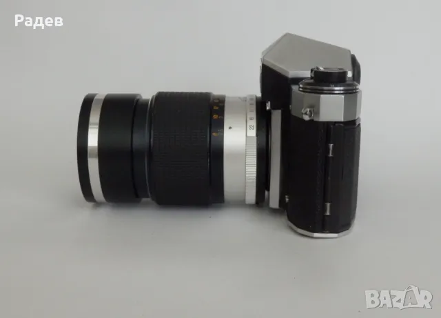 Praktica super TL + auto rinck optiek f-2.8 135mm филмов фотоапарат, снимка 4 - Фотоапарати - 47260804