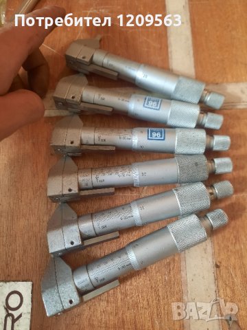 ГДР микрометър вътромер 25-50мм, снимка 3 - Други инструменти - 44185911