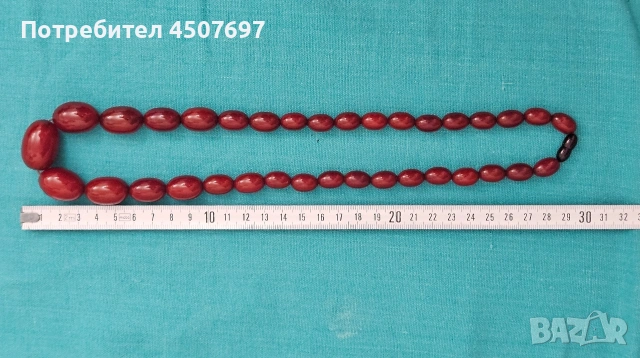 Колие от Червен Кехлибар., снимка 9 - Колиета, медальони, синджири - 53204442